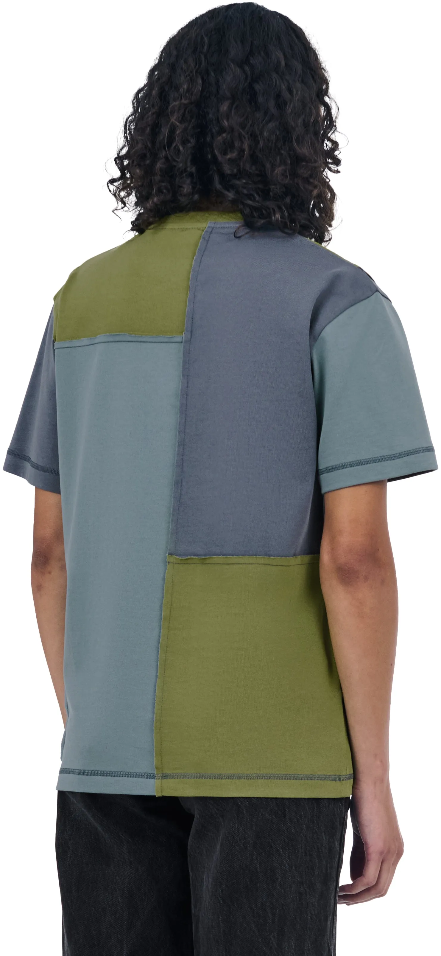 Boxy T-Shirt Patchwork, Mossy Quilt