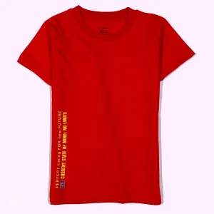 Boys Half Sleeves-Printed T-Shirt (Limit)