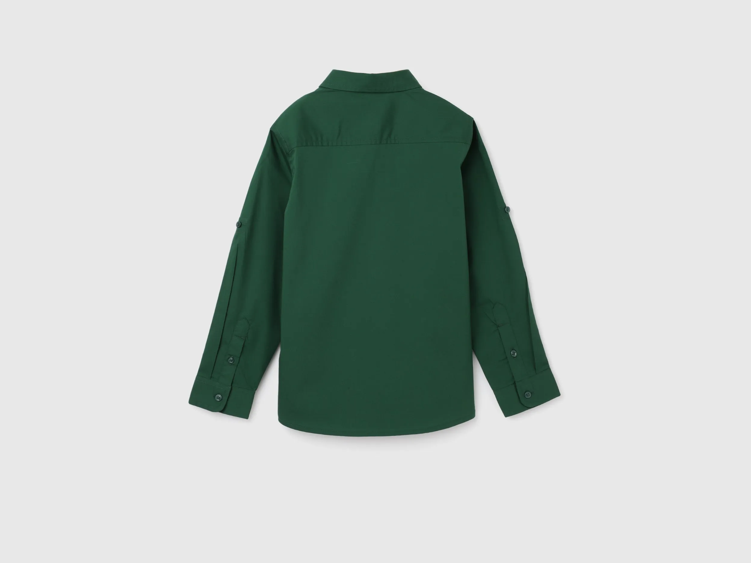 Boy's Regular Fit Spread Collar Solid Shirts