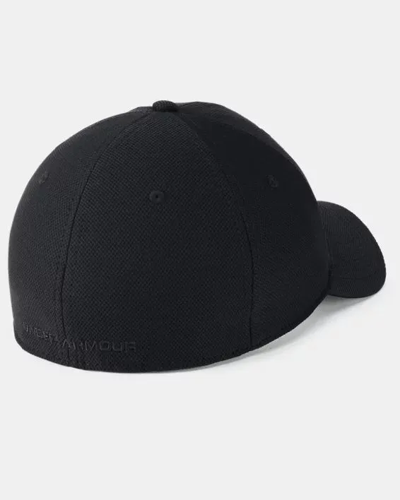 Brand new Men's Under Armour UA Blitzing 3.0 Cap with embroidered logo, Black/Black, Sz M/L