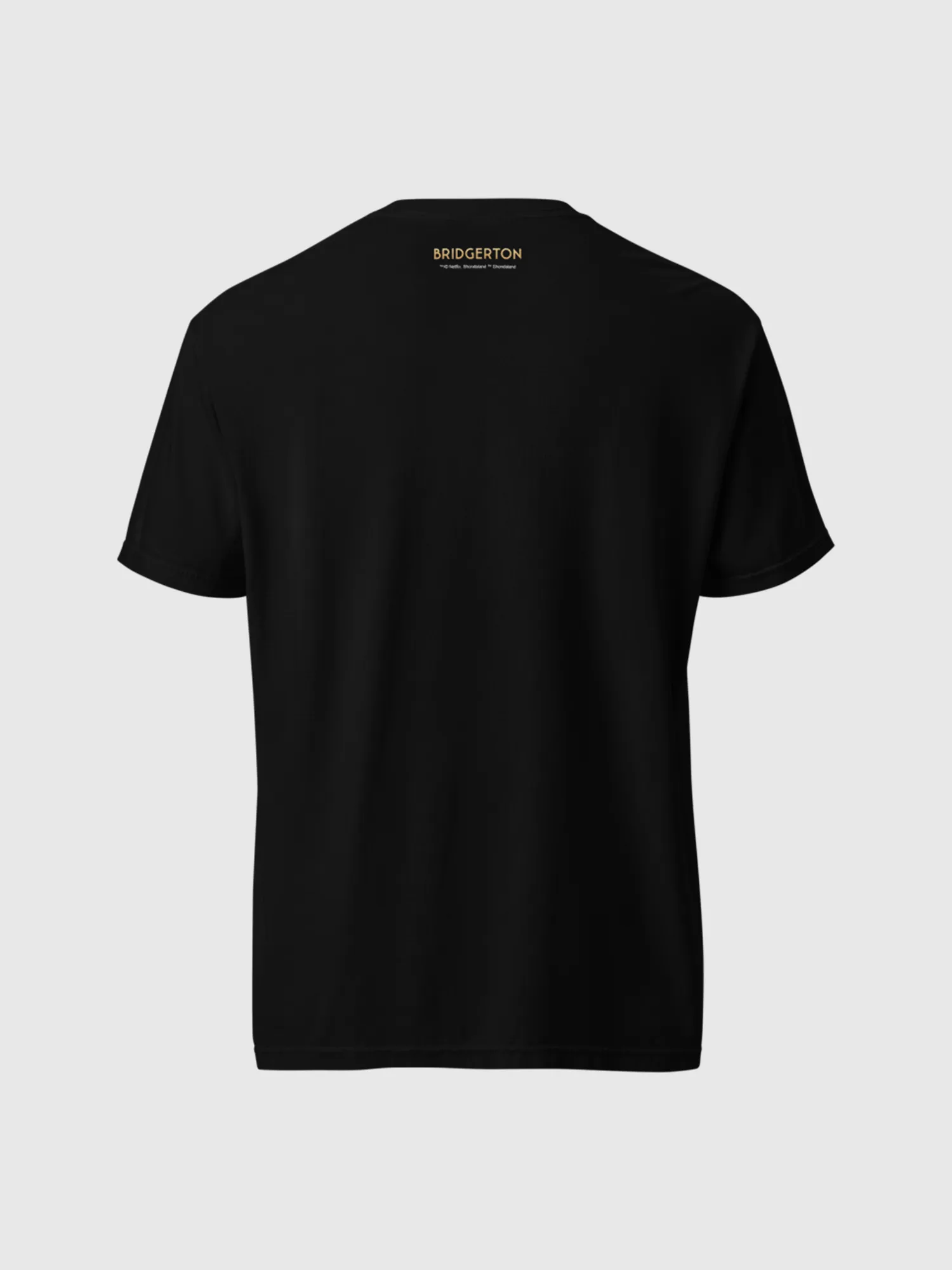 Bridgerton Polin Unisex Heavyweight T-Shirt [Black]