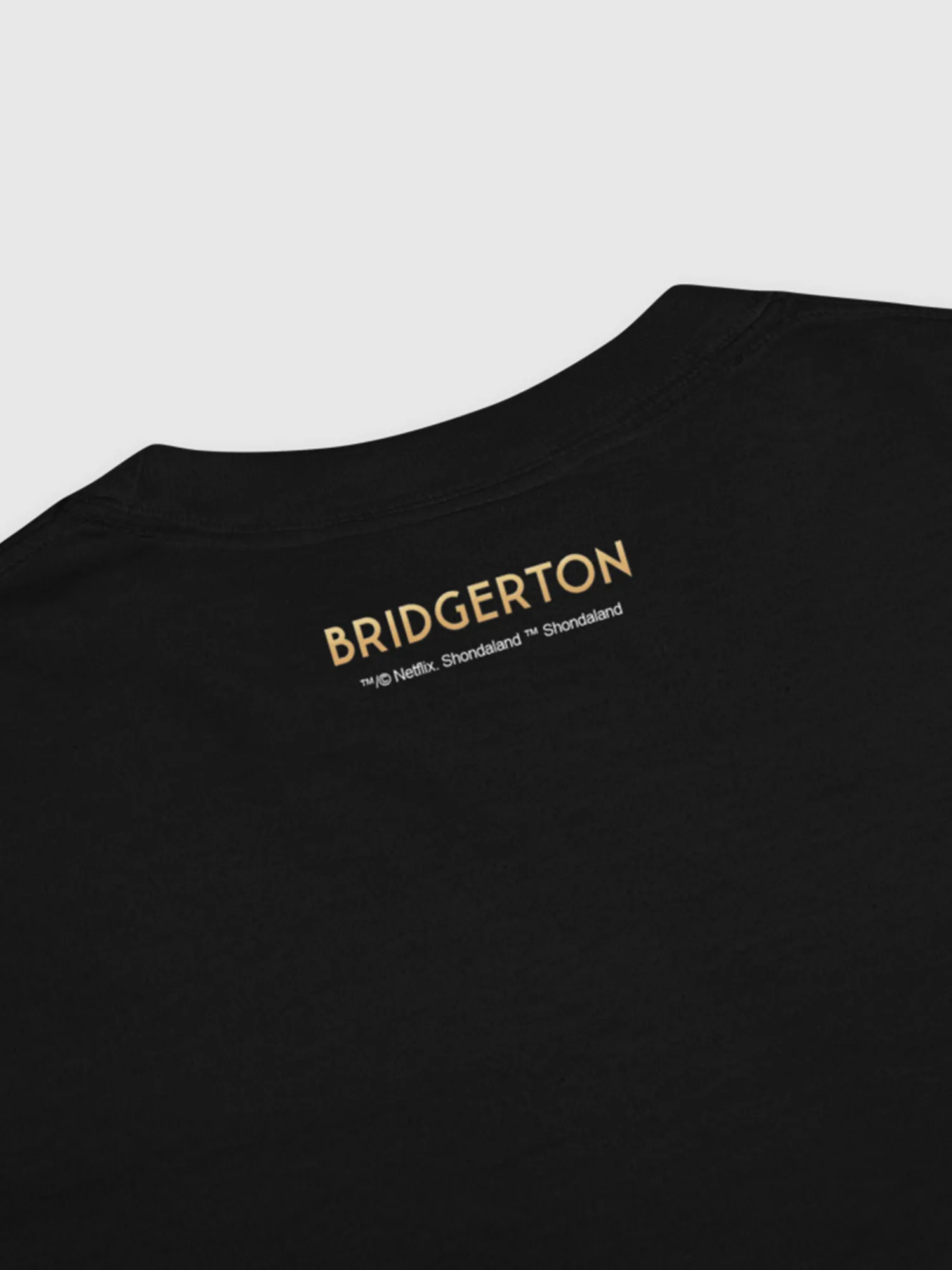 Bridgerton Polin Unisex Heavyweight T-Shirt [Black]
