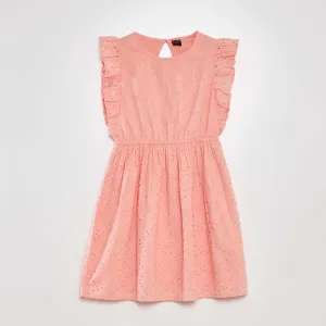 Broderie anglaise dress PINK