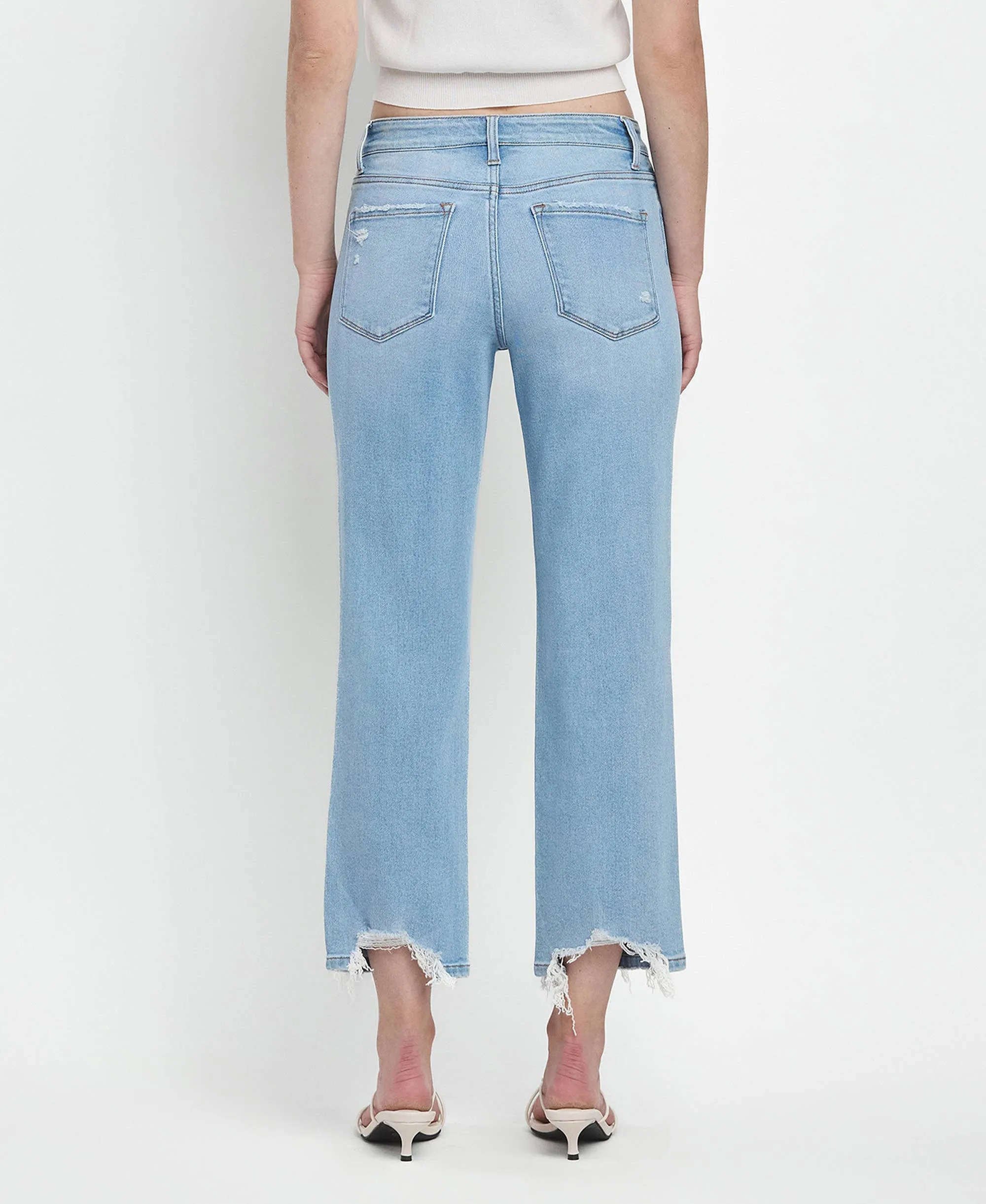 Brodie- High Rise Straight Jeans