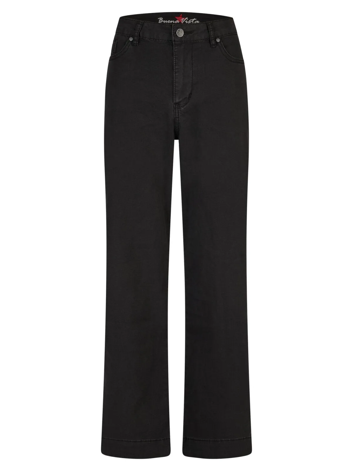Buena Vista | Wide Leg light Denim Jeans | 014 black