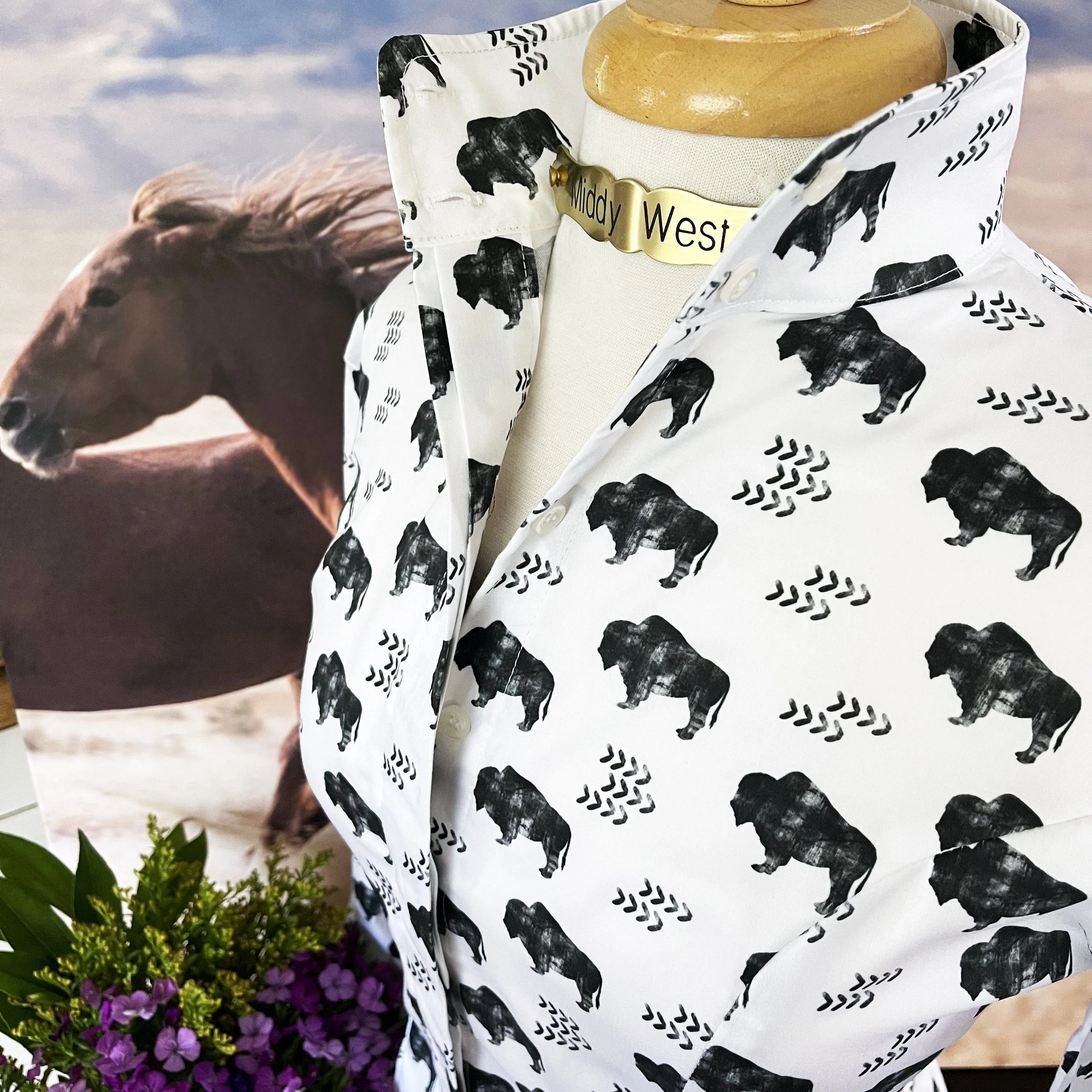 BUFFALO LOVE ON WHITE