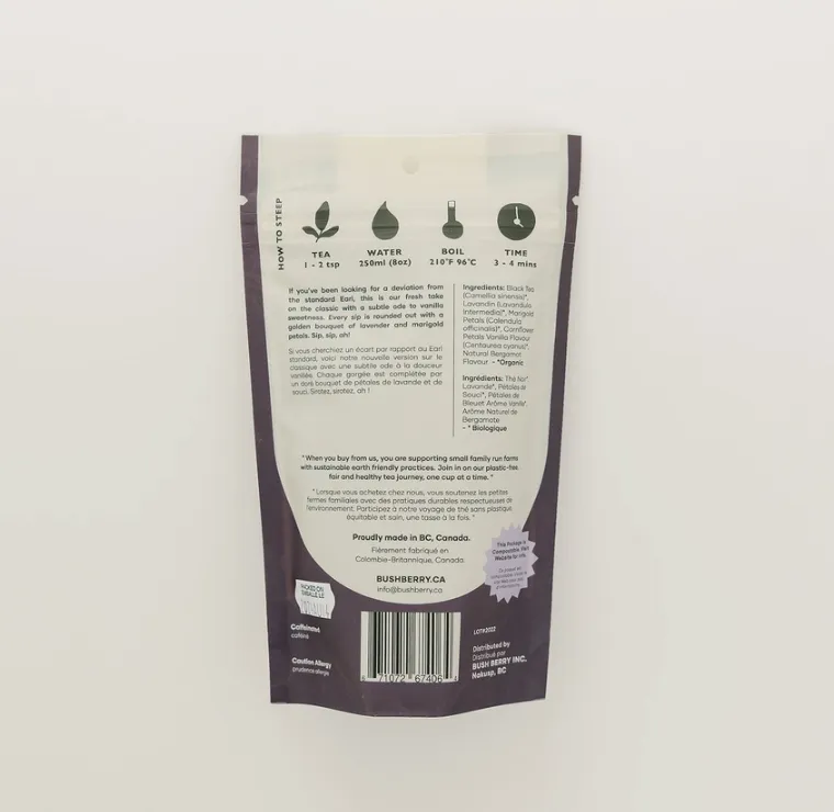Bush Berry - Loose Leaf Tea | Organic Lavender Earl