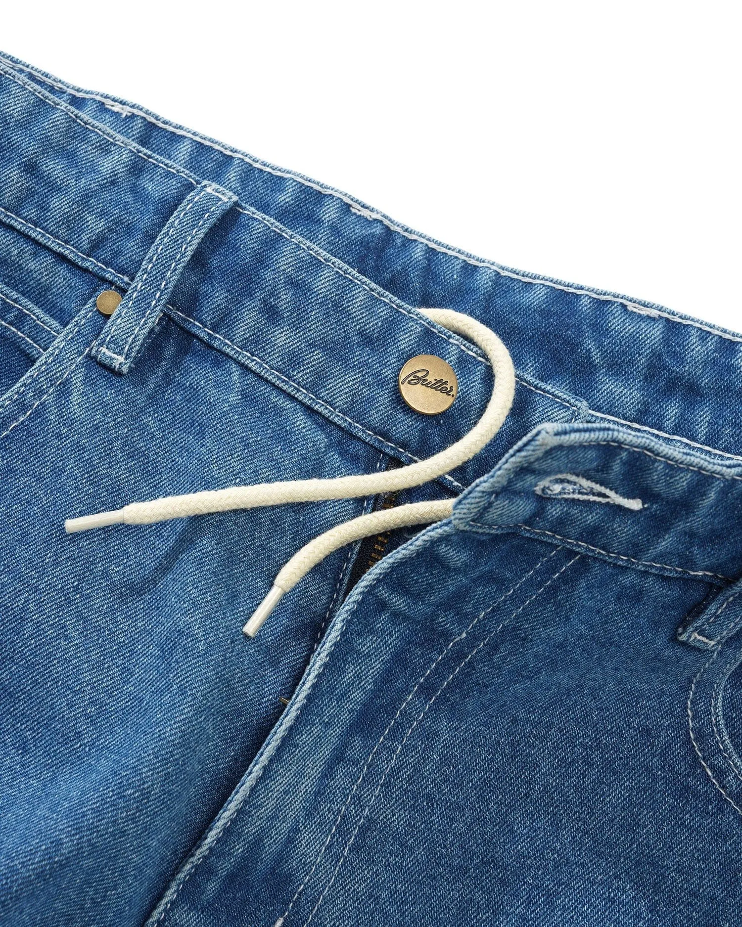 Butter Goods Weathergear Heavy Weight Denim Jeans Light Mid Blue