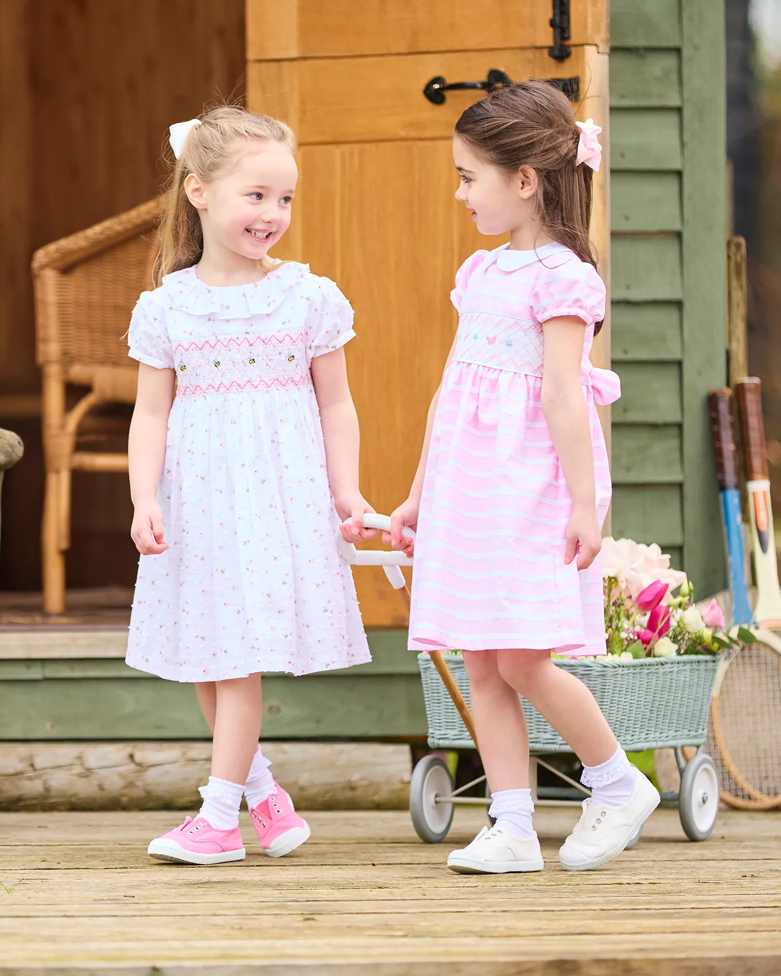 Butterfly Smocked Dress