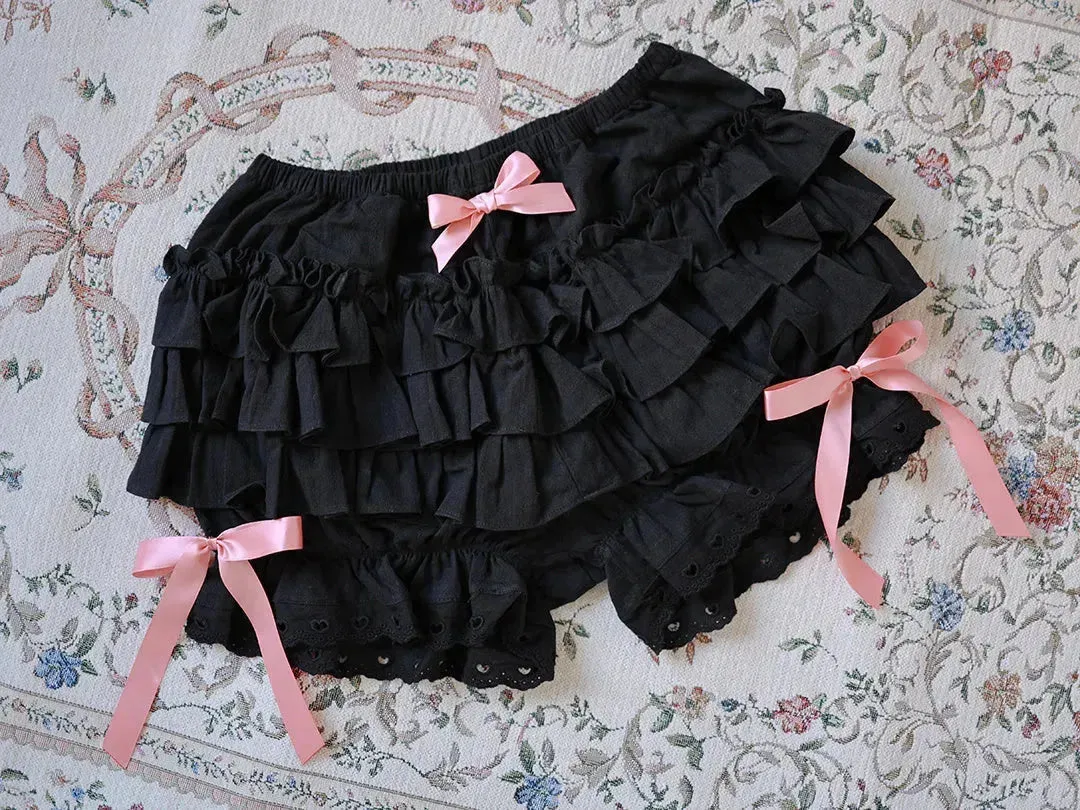 Cake Princess Skirt Mini Multi Layered Pants