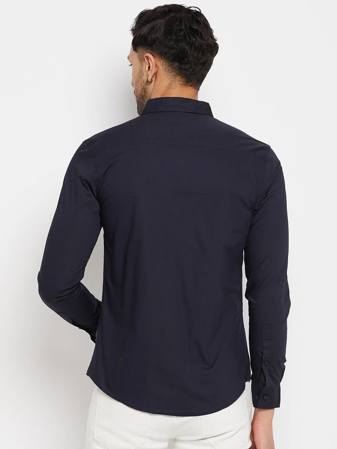 Camla Navy Shirts For Men