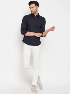 Camla Navy Shirts For Men