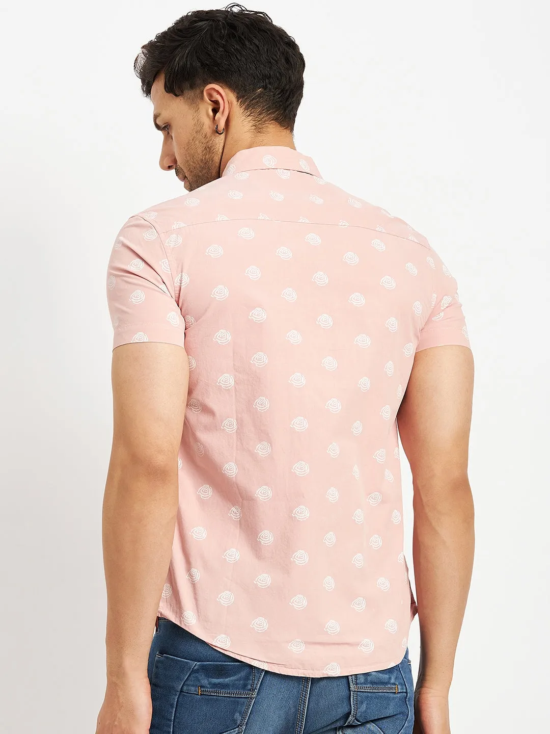 Camla Peach Shirts For Men
