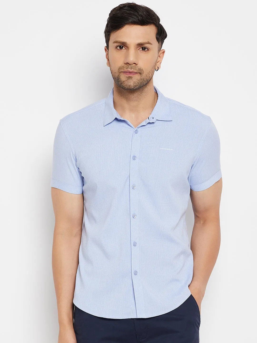 Camla Skyblue Shirts For Men