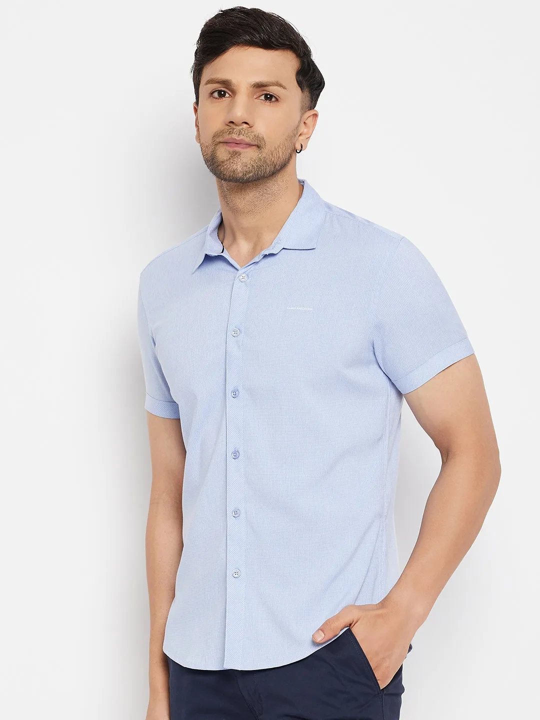Camla Skyblue Shirts For Men