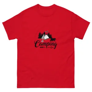Camping with Tent - Men's T-Shirt