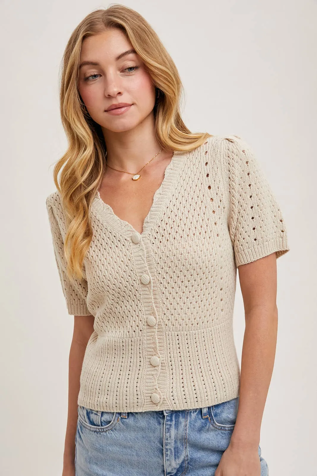 Carmen Short Sleeve Cardigan