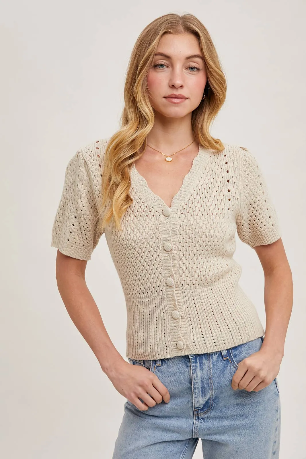 Carmen Short Sleeve Cardigan