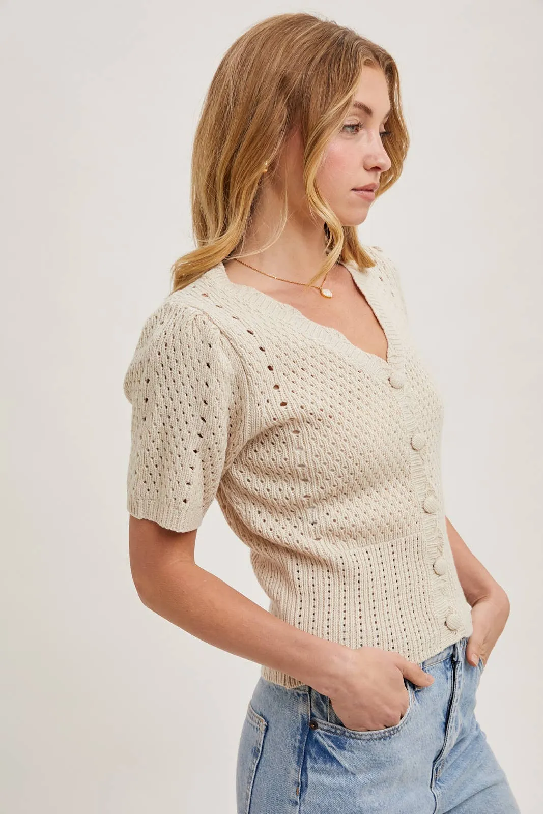 Carmen Short Sleeve Cardigan