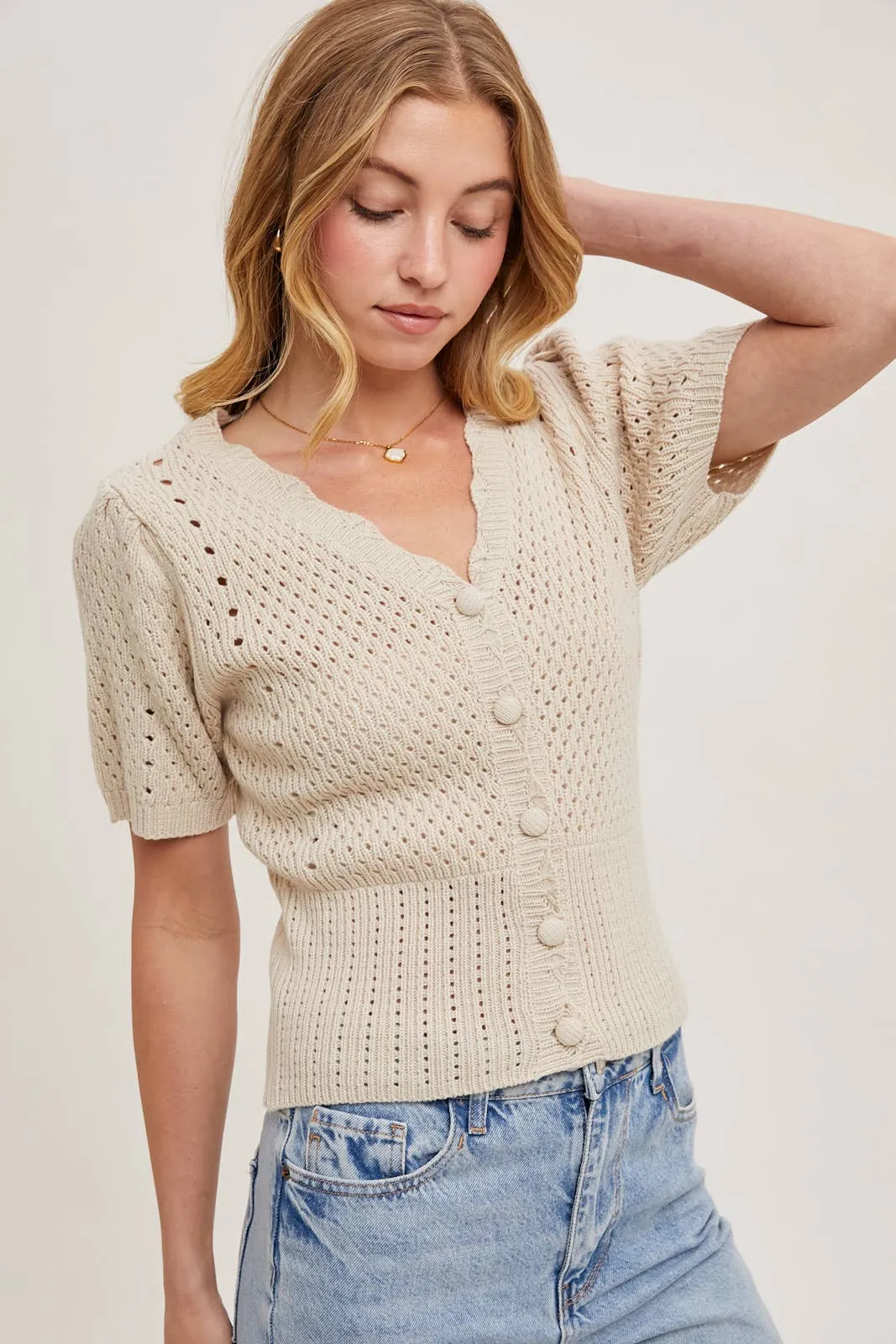 Carmen Short Sleeve Cardigan