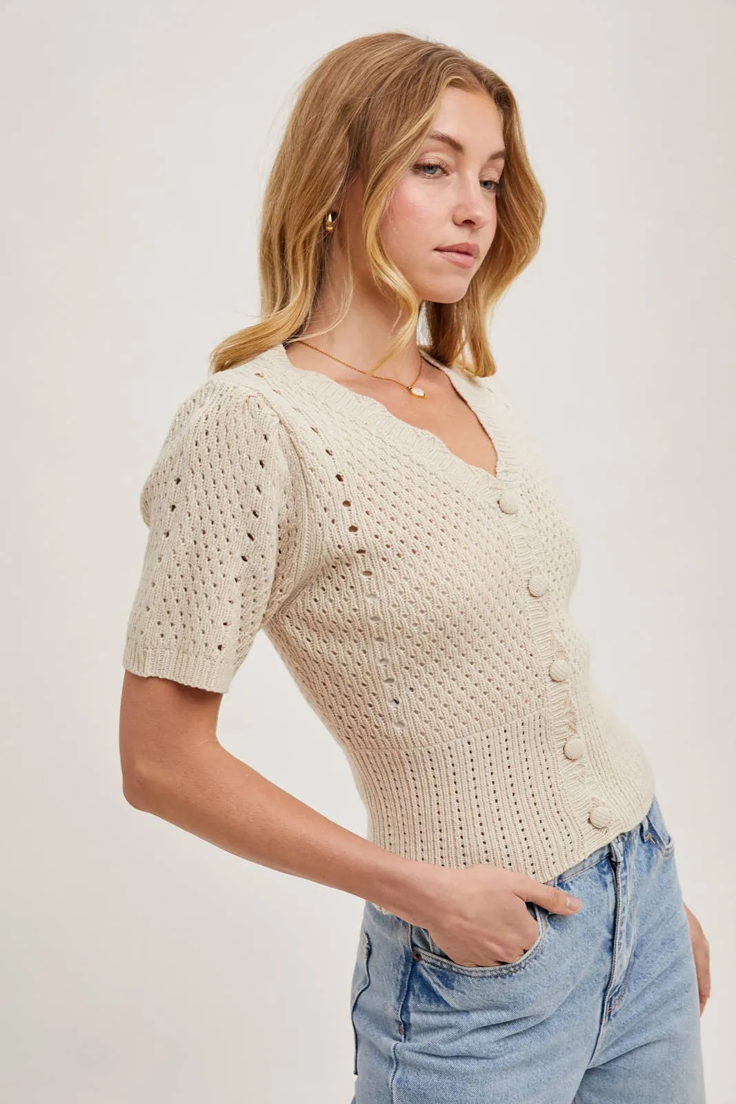 Carmen Short Sleeve Cardigan