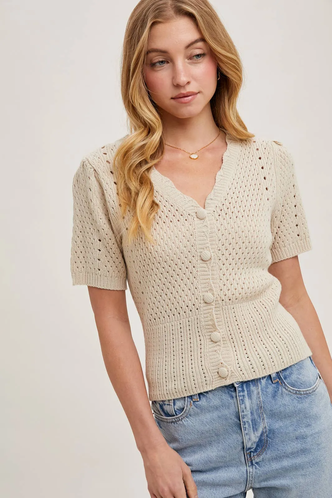 Carmen Short Sleeve Cardigan