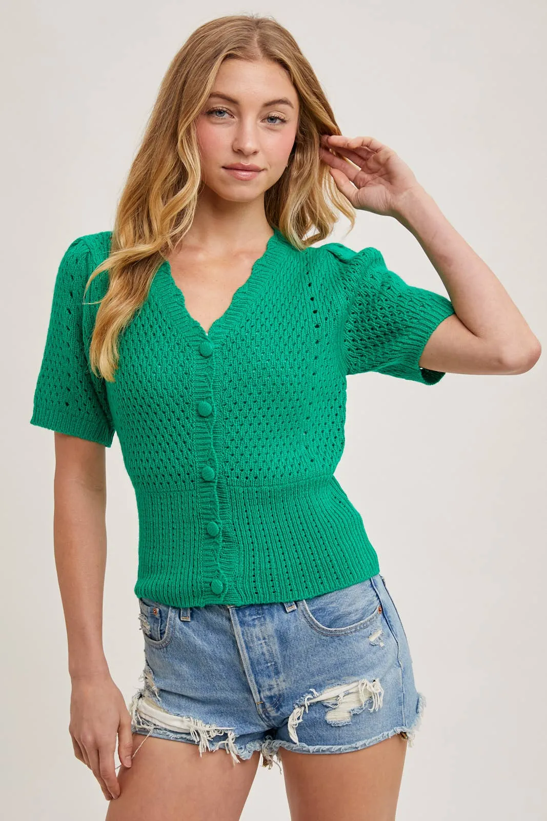 Carmen Short Sleeve Cardigan