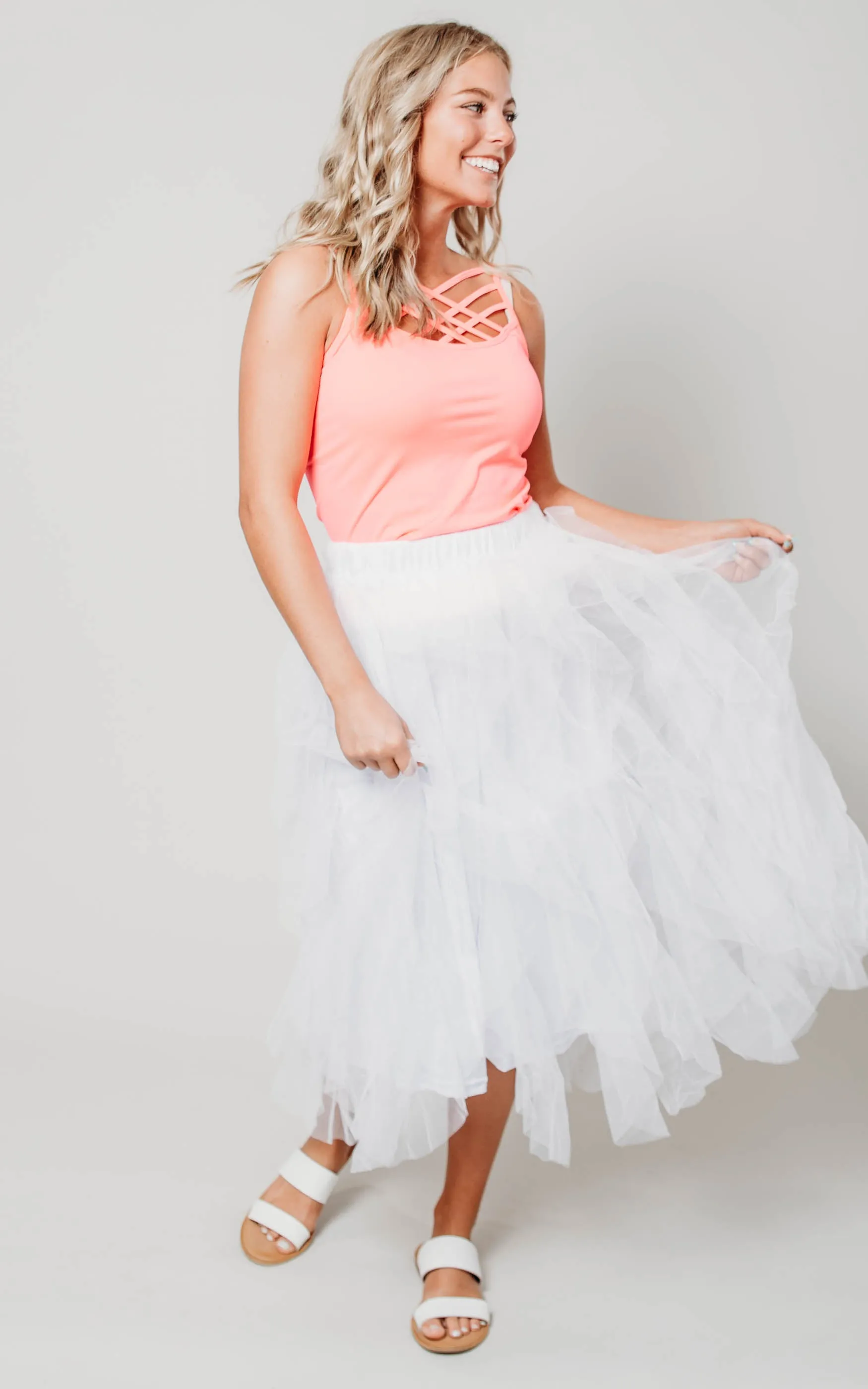 Carrie Bradshaw White Tulle Skirt - Final Sale