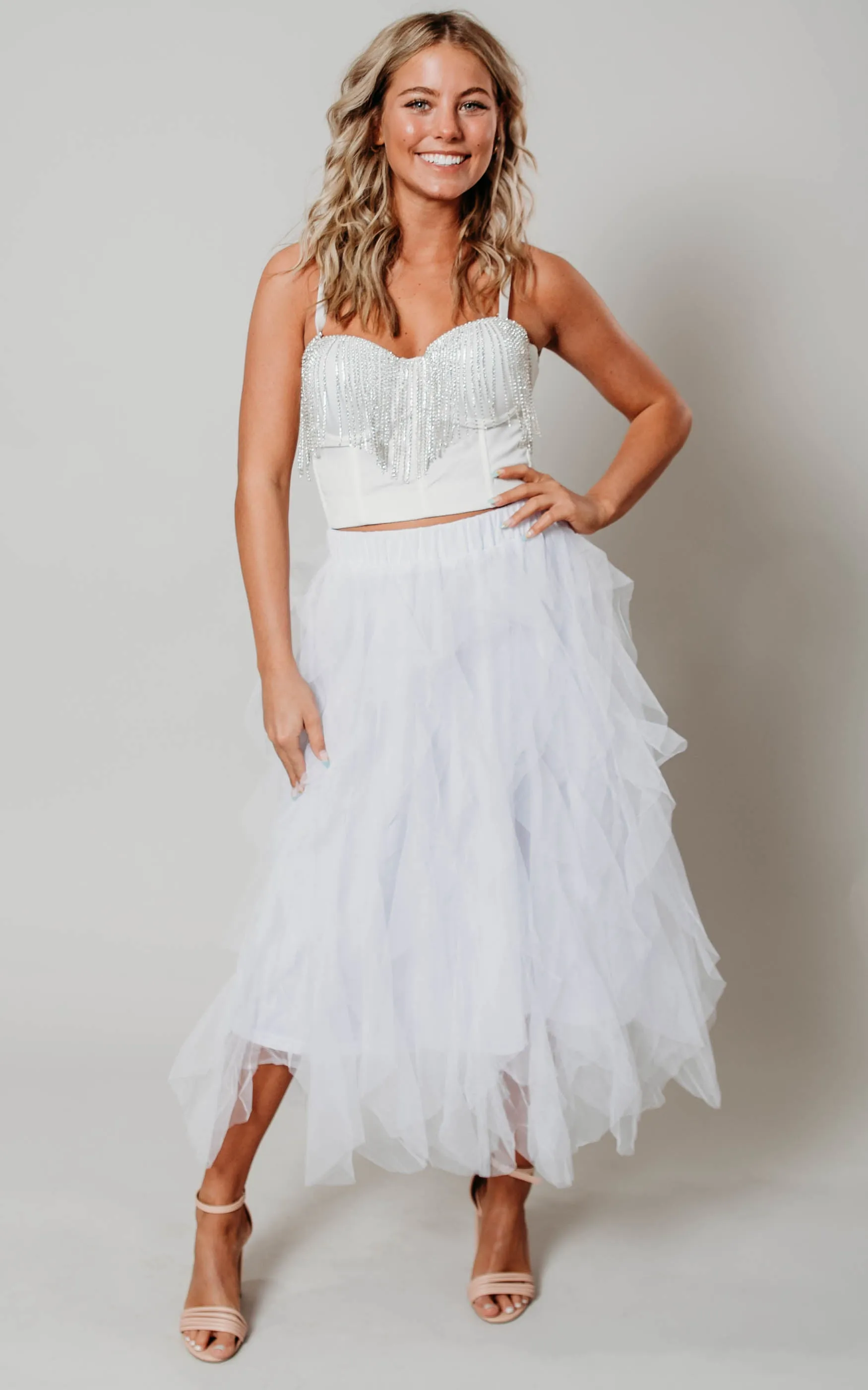 Carrie Bradshaw White Tulle Skirt - Final Sale