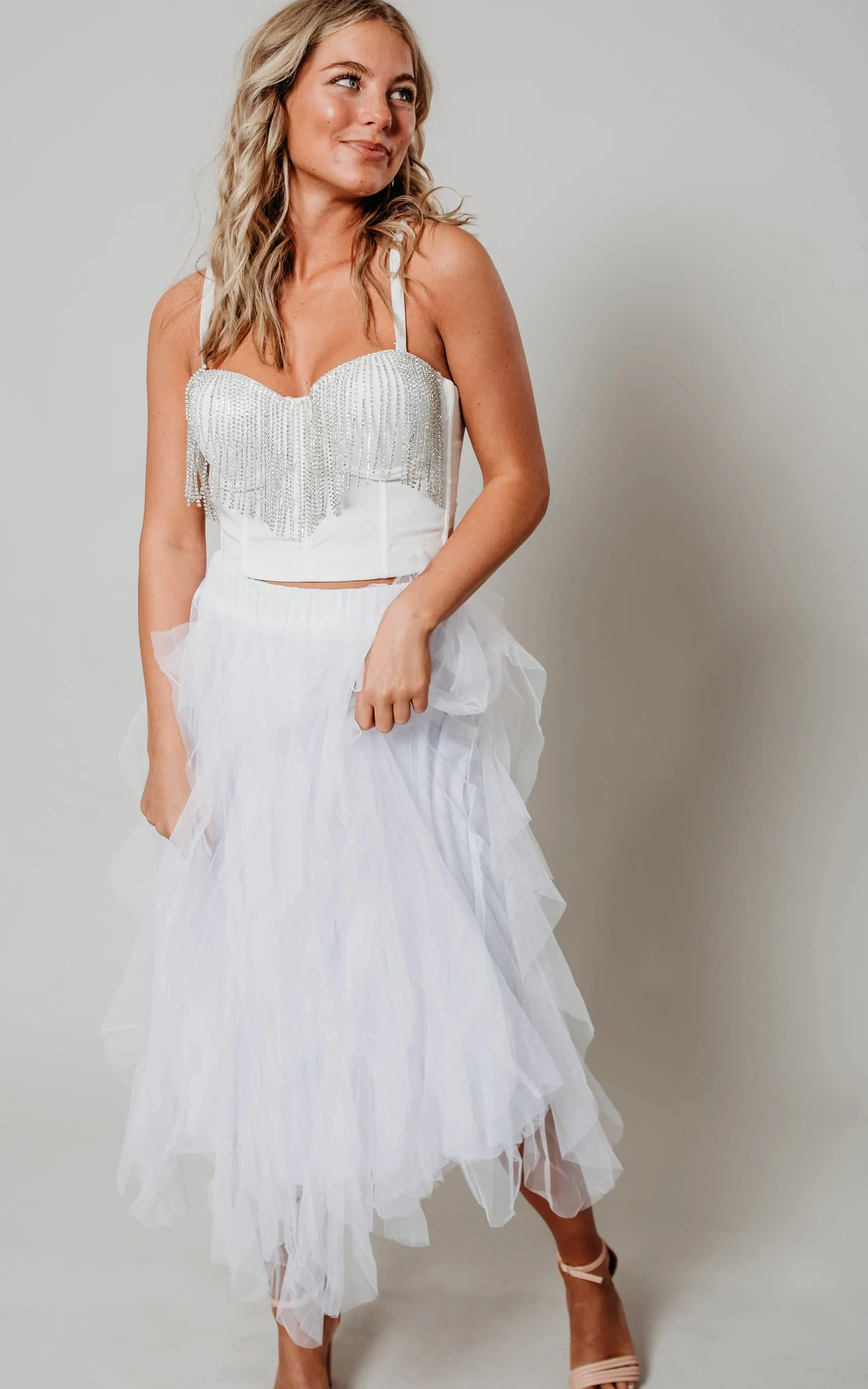 Carrie Bradshaw White Tulle Skirt - Final Sale