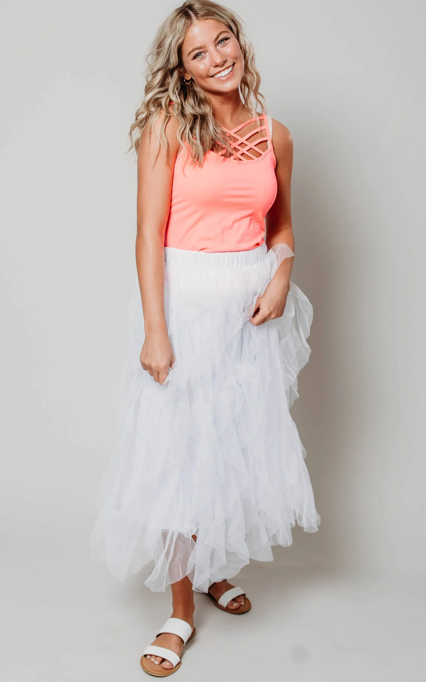 Carrie Bradshaw White Tulle Skirt - Final Sale
