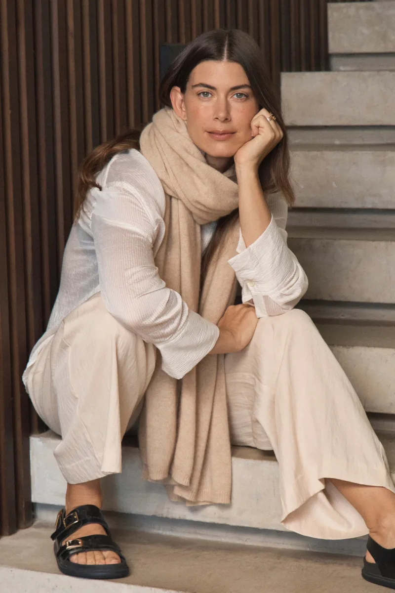 Cashmere Oat Neutral Wrap