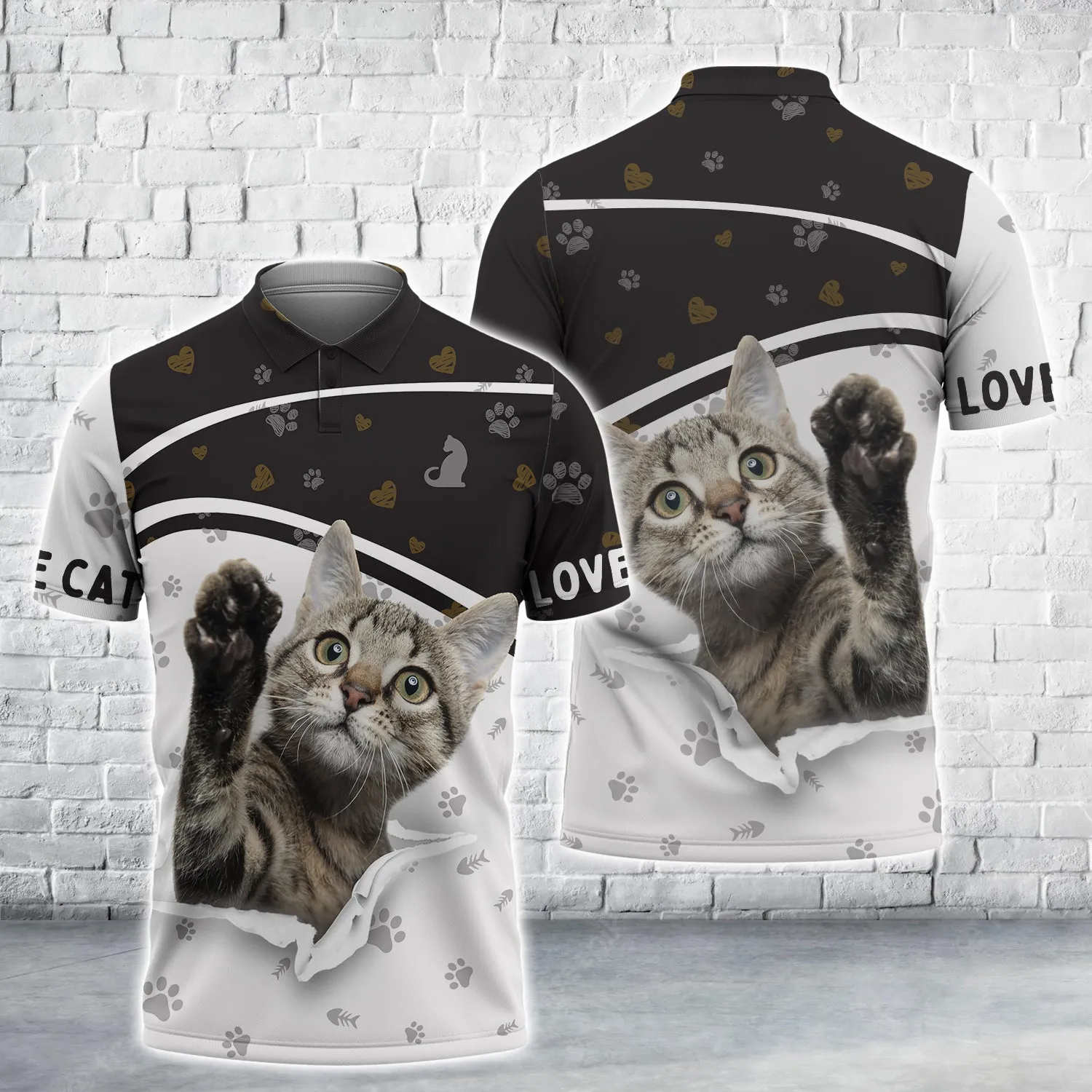Cat 3D Full Print Shirts Cats Shirts