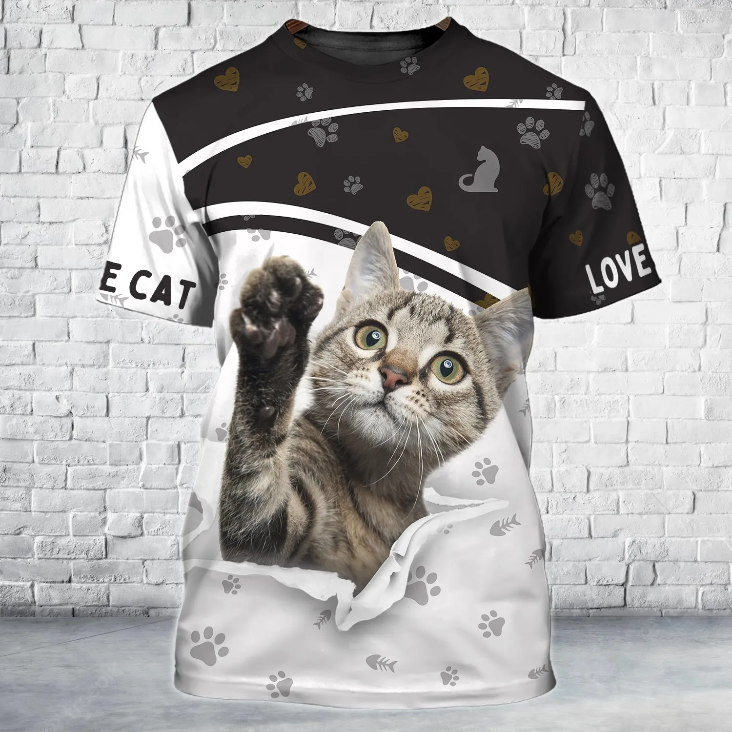 Cat 3D Full Print Shirts Cats Shirts