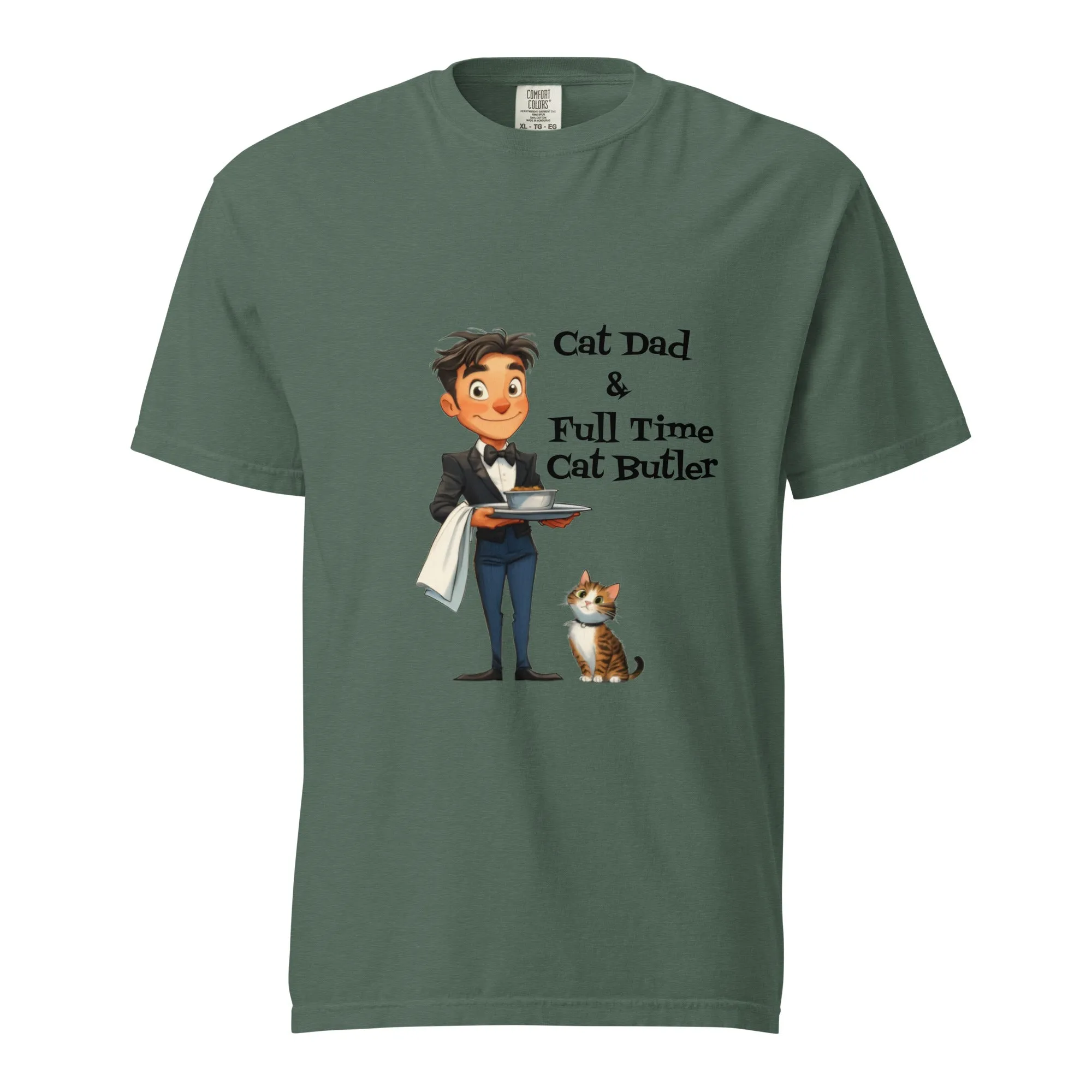 Cat Dad Men's Heavyweight T-shirt