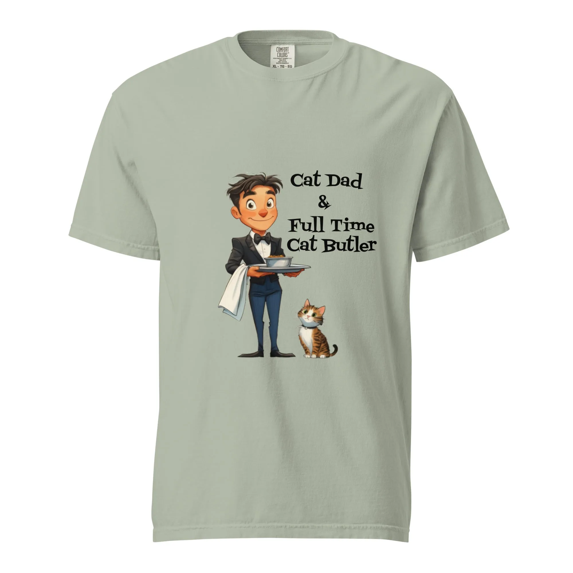 Cat Dad Men's Heavyweight T-shirt