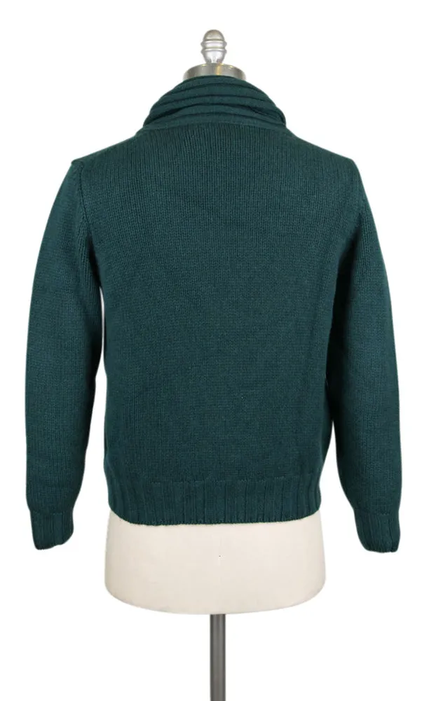 Cesare Attolini Dark Green Sweater