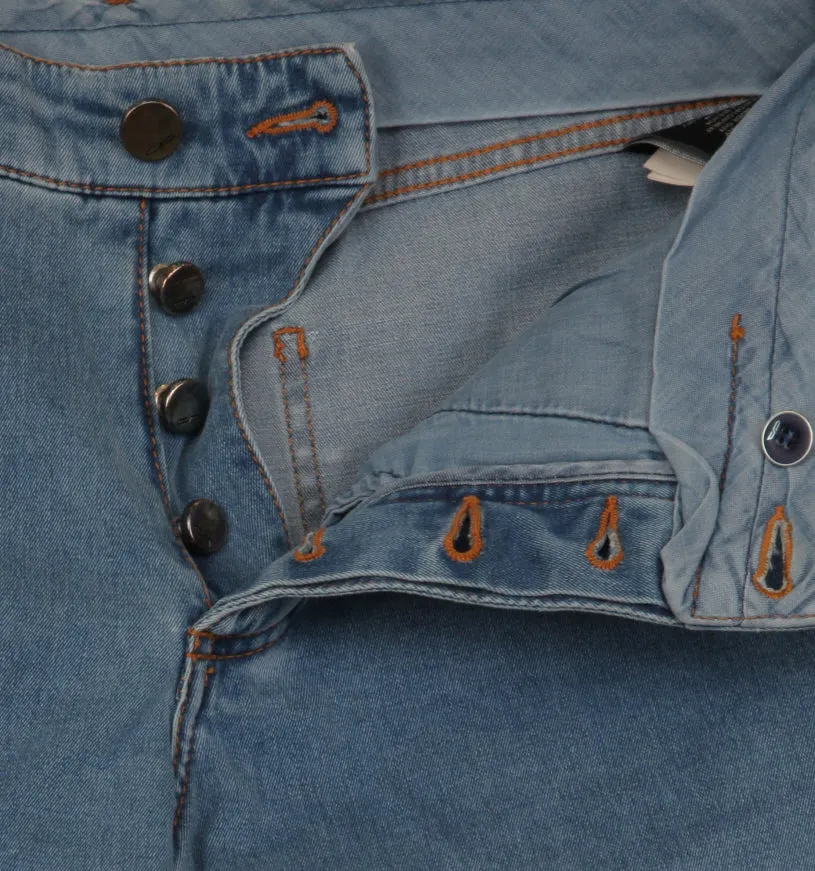 Cesare Attolini Light Blue Jeans - Slim