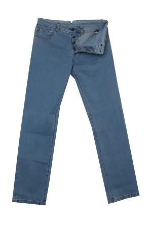 Cesare Attolini Light Blue Jeans - Slim