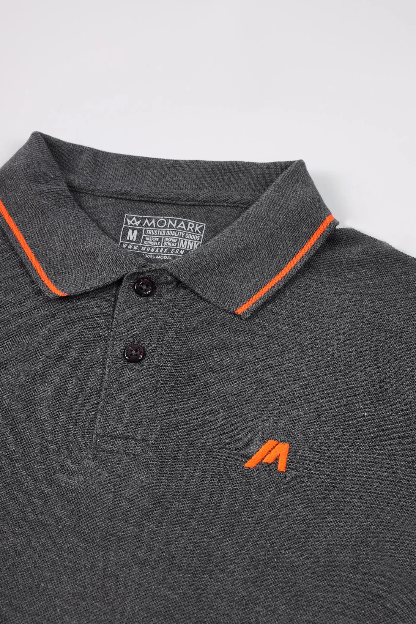 CHARCOAL GREY POLO SHIRT