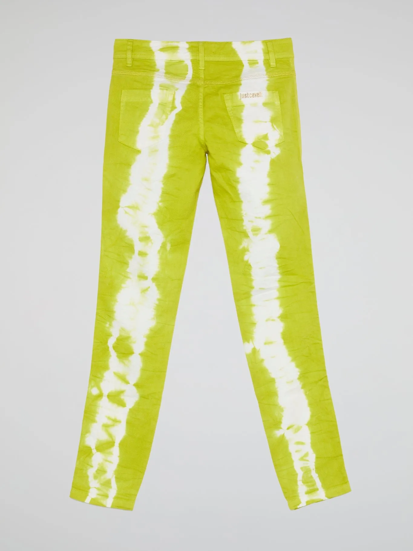 Chartreuse Acid Wash Jeans