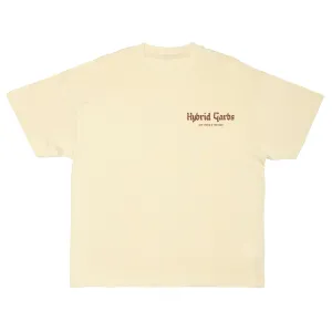 Chestnut on Ivory Oversized Core Tee