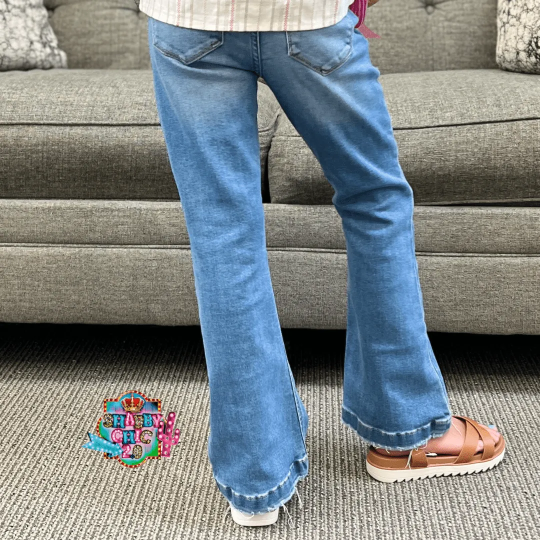 Children's Mid Rise Flare Jeans