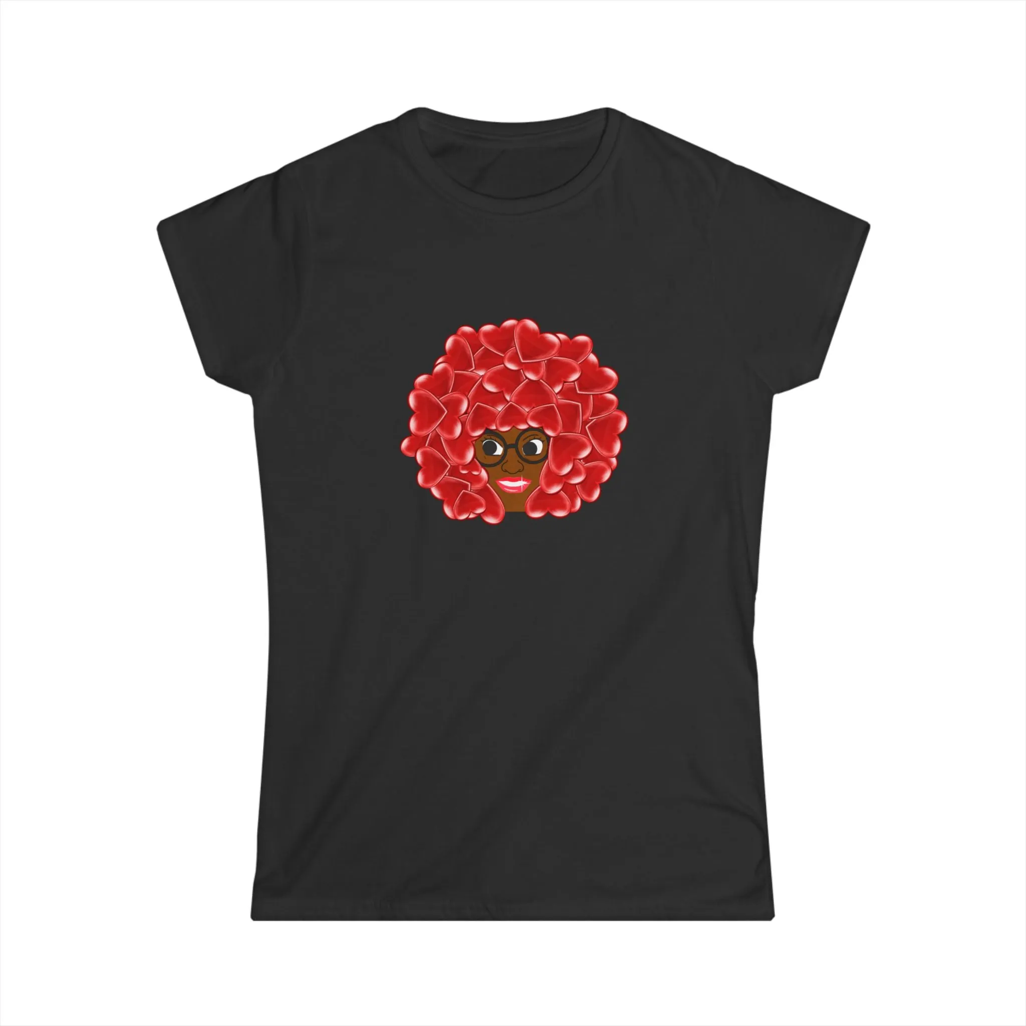 Chocolate RedHead - Lady Tee Hearts