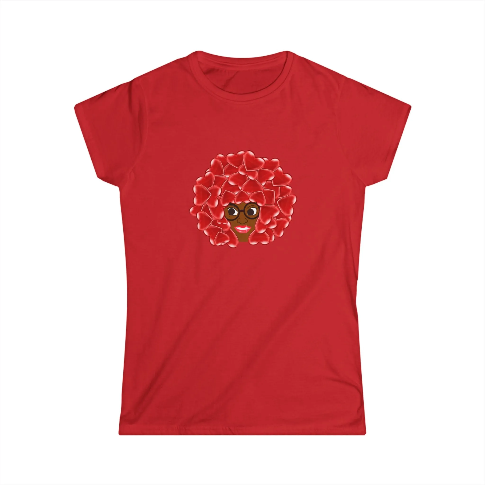 Chocolate RedHead - Lady Tee Hearts