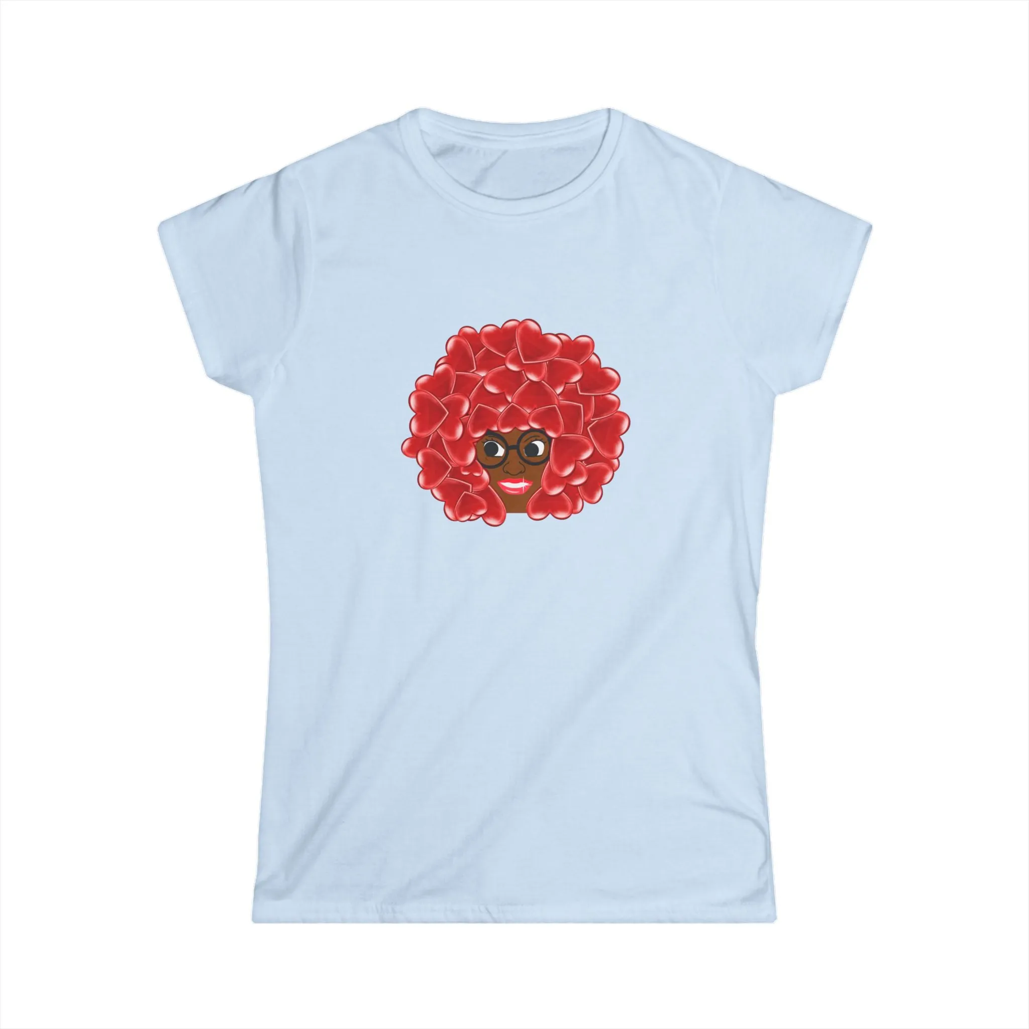 Chocolate RedHead - Lady Tee Hearts