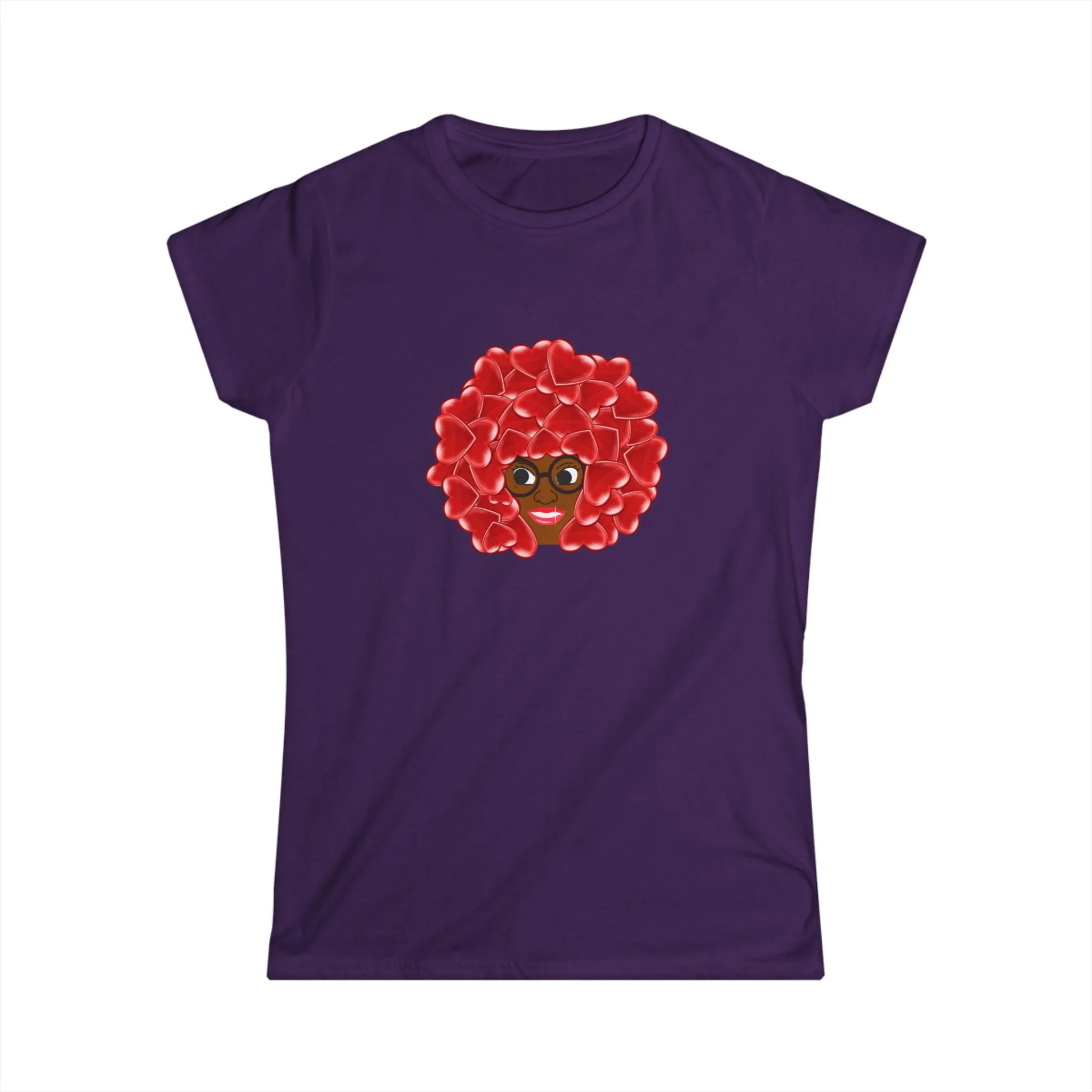 Chocolate RedHead - Lady Tee Hearts