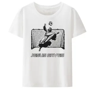 Christianartbag Funny T-Shirt, Christian Art Shirt, Jesus Save, Christian humor, Funny religious shirts, Unisex T-shirt.