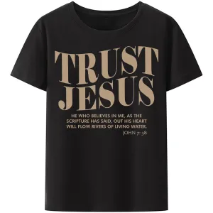 Christianartbag Funny T-Shirt, Christian Art Shirt, Trust Jesus T-Shirt, Unisex T-Shirt.