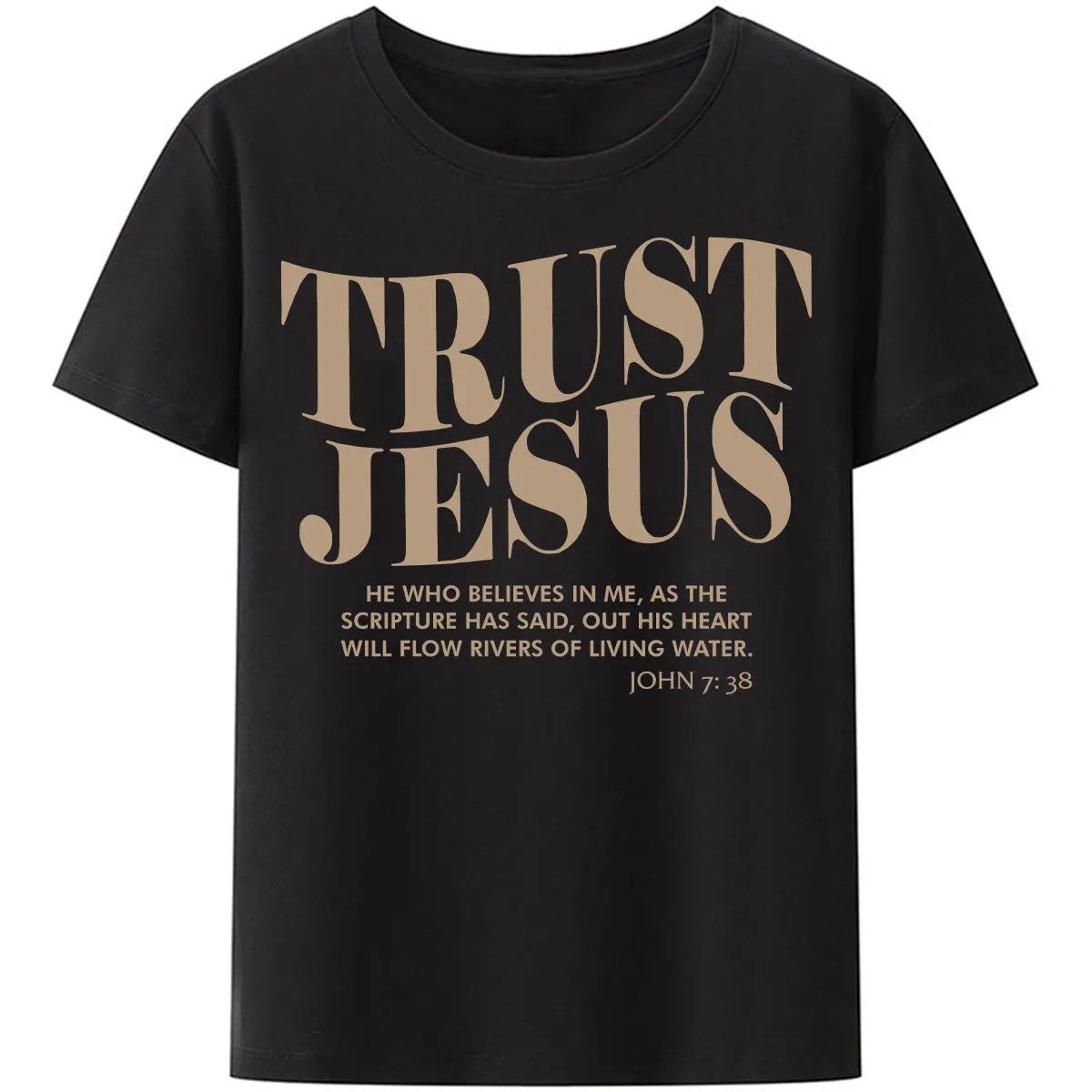 Christianartbag Funny T-Shirt, Christian Art Shirt, Trust Jesus T-Shirt, Unisex T-Shirt.